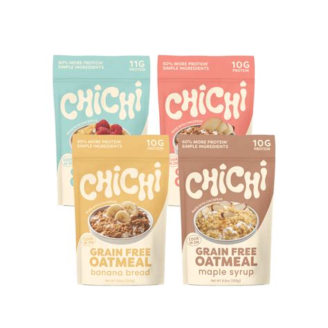 chichis chicas|High Protein Chickpea Oatmeal – ChiChi Foods